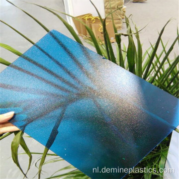 Blauw gematteerde polycarbonaat plaat voor raam en deur